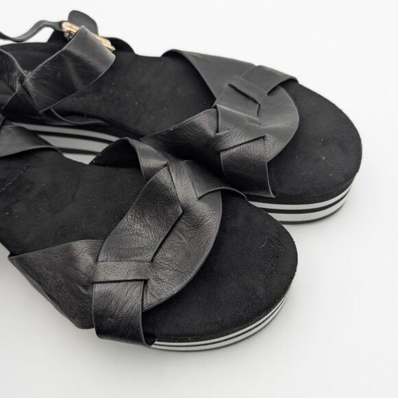 Kelsi Dagger Brooklyn Breeze Platform Sandals Women's Black Size US8.5 EU39 - Picture 10 of 13